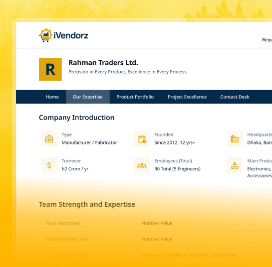 A B2B industrial marketplace connecting verified suppliers and business buyers, simplifying sourcing, RFQs, and industrial procurement.